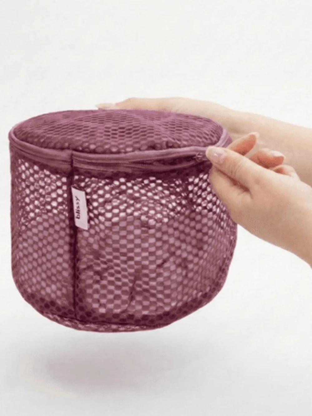Blissy 3-Piece Mauve Garment & Accessory Storage Set/Wash Bags